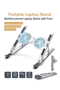 Portable Laptop Stand con ventiladores RGB