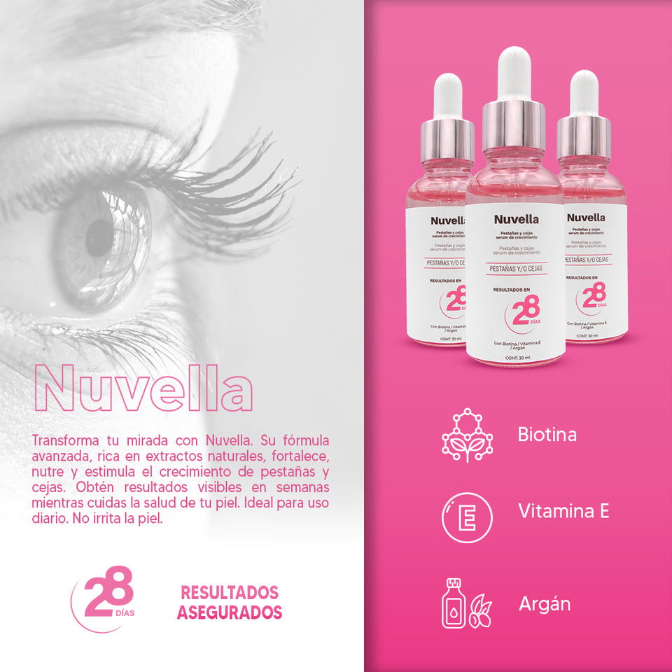 Nuvella - Sérum cosmético para pestañas